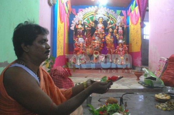 Tripura celebrates Maha-Shashthi Tripura celebrates Maha-Shashthi